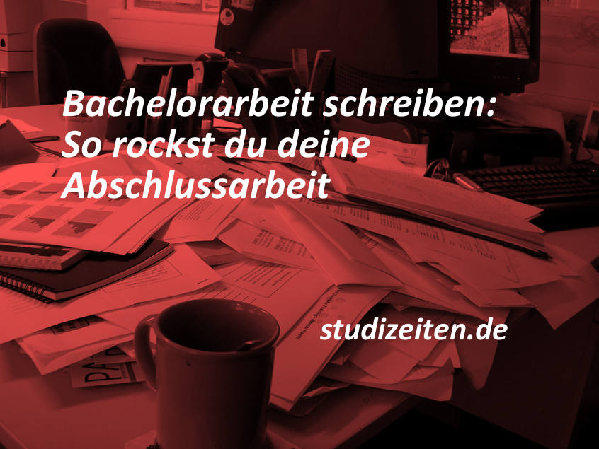 Bachelorarbeit schreiben