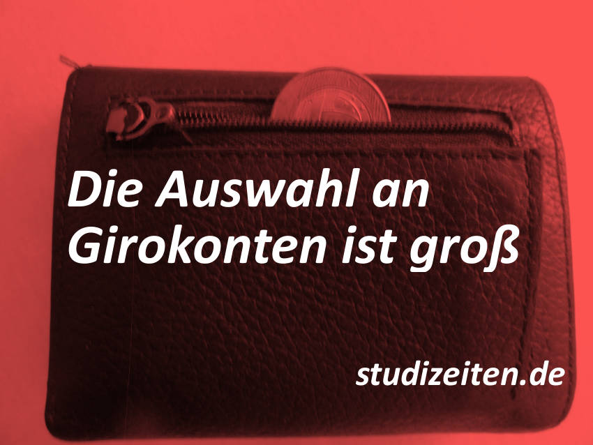 Großes Angebot an Bankkonten