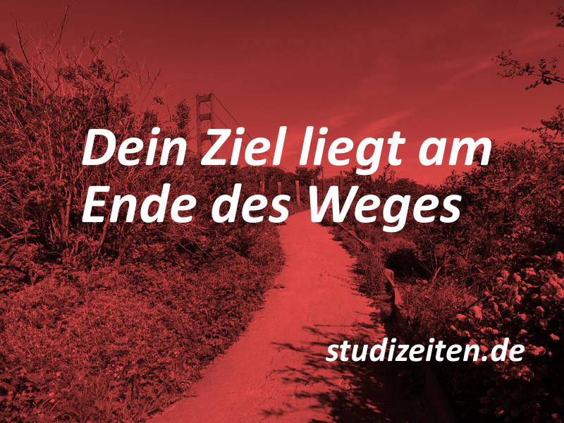Ziel nicht aus den Augen verlieren