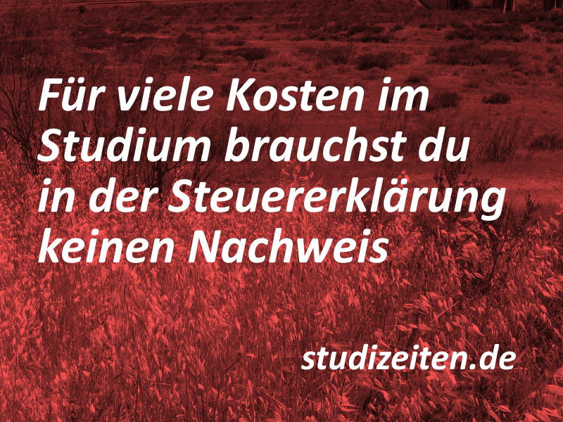 Pauschbeträge ersetzen den Nachweis bei vielen Werbungskosten