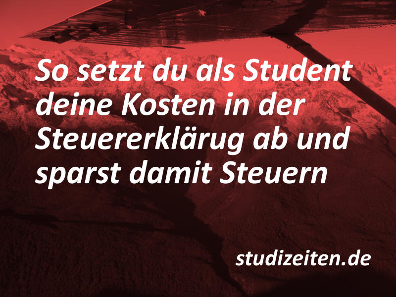 Ausgaben während des Studiums sind oft Werbungskosten und können zu einem Verlustvortrag führen.