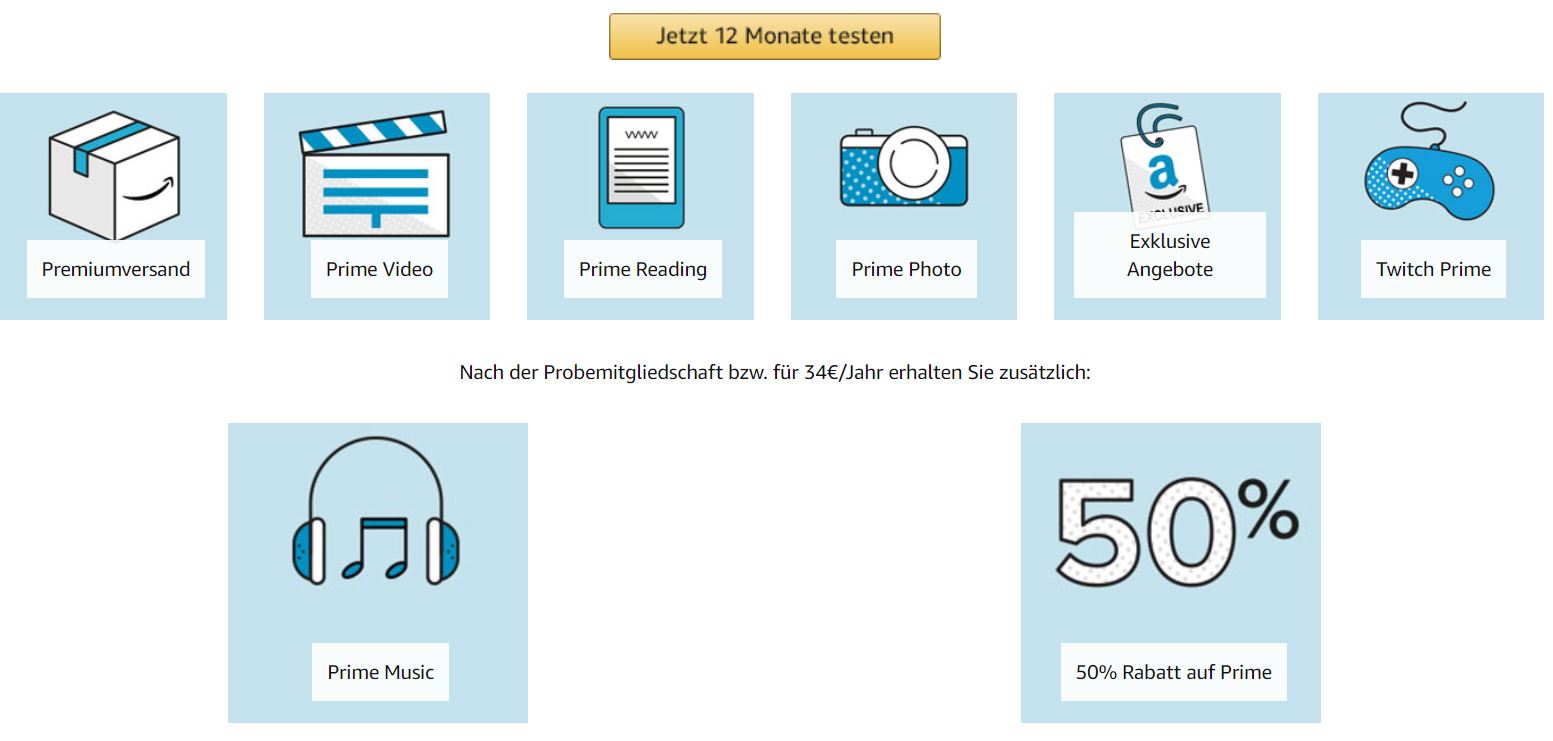 Die Vorteile von Amazon Student auf einen Blick