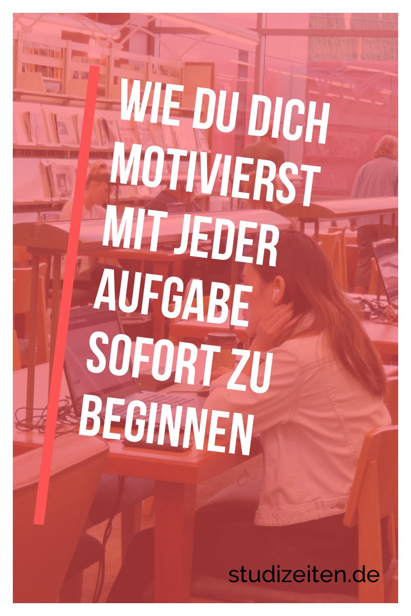 Aufgaben gleich erledigen Pin