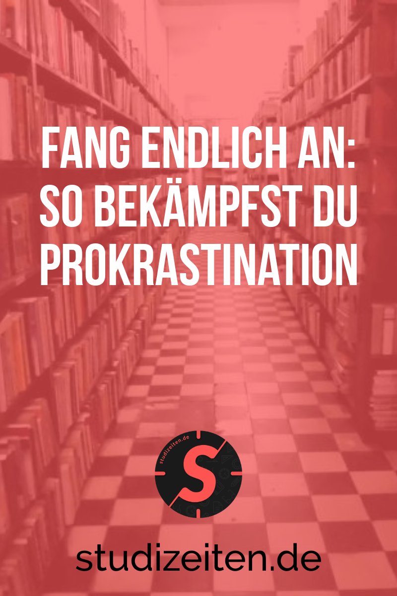 Endlich mit dem Studieren anfangen