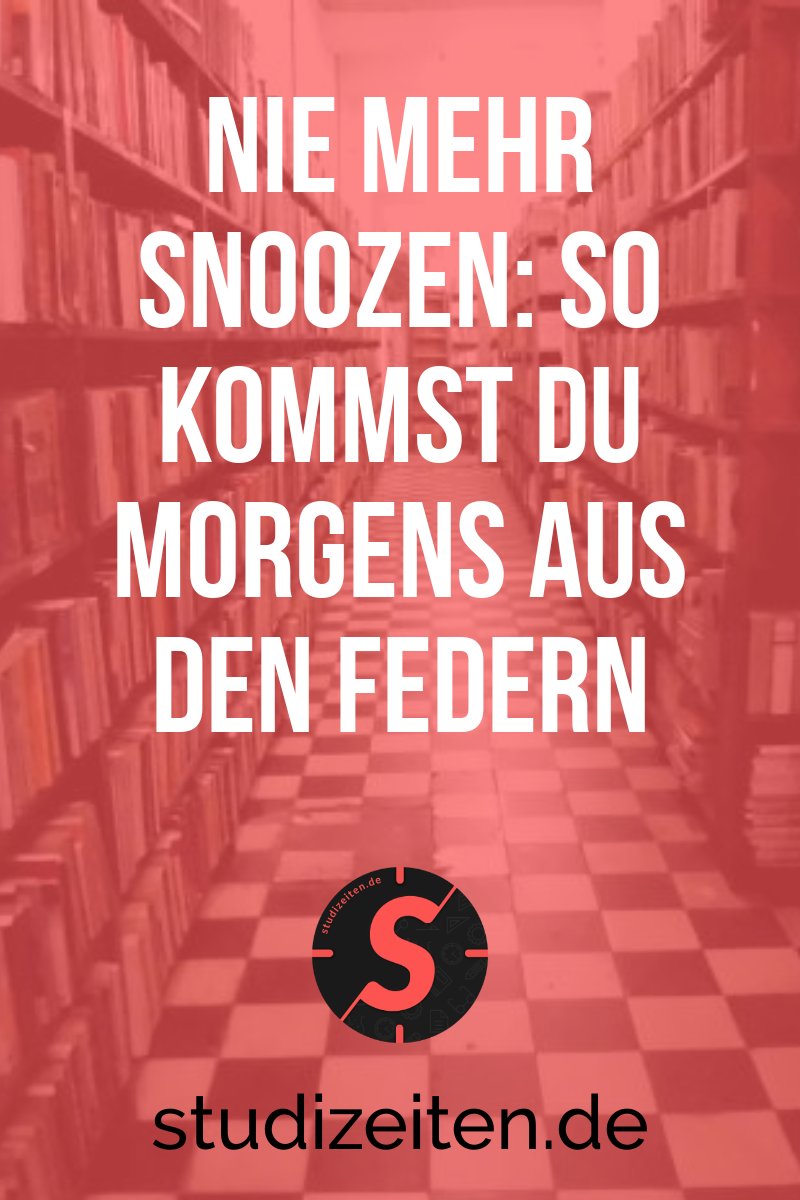 Snooze Taste und snoozen